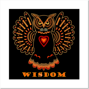 Wise Owl II Posters and Art